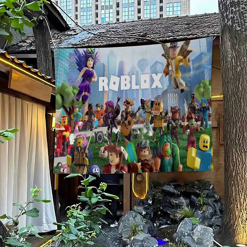 Party Games In Roblox - ธงโฆษณาเชิงพาณิชย์สำหรับเกม R-Roblox พร้อมบริการพิมพ์ขั้นสูง ธงปาร์ตี้บริษัท