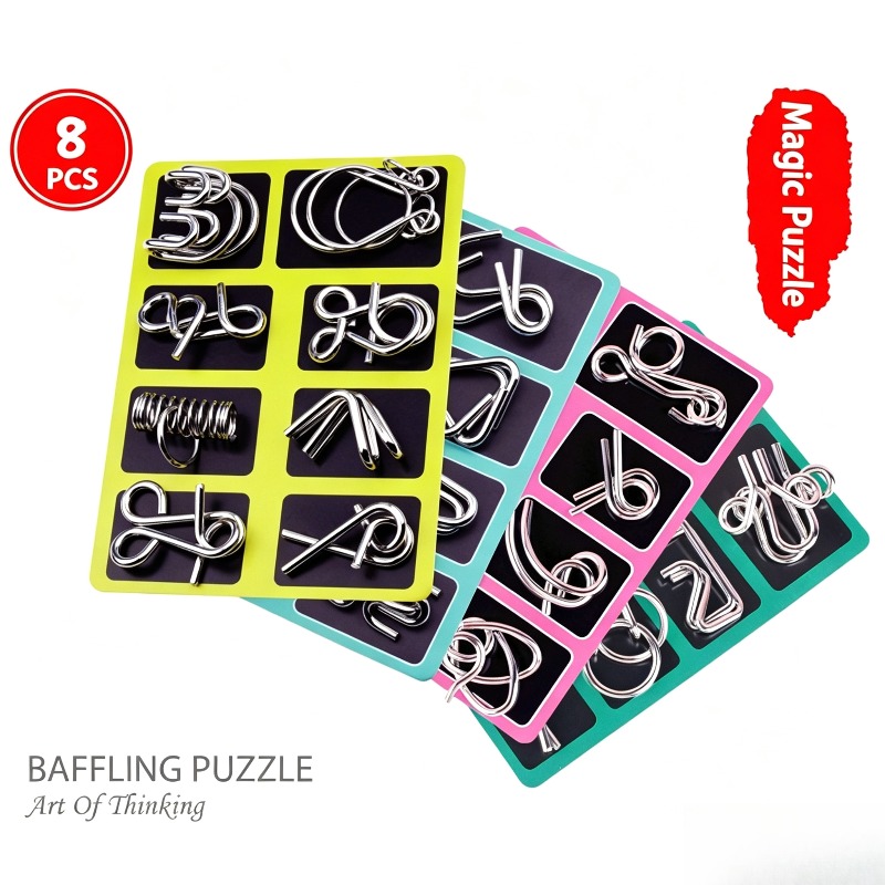 ชุดปริศนาโลหะ 8 ชิ้น เกมฝึกสมอ - Party Games Classic บทวิจารณ์และราคา