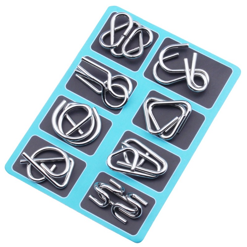 ชุดปริศนาโลหะ 8 ชิ้น เกมฝึกสมอ - Party Games Classic บทวิจารณ์และราคา