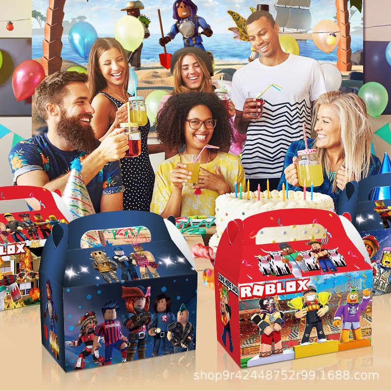 12 ชิ้น/ชุด ธีมเกม Roblox ของต - Party Games In Roblox บทวิจารณ์และราคา