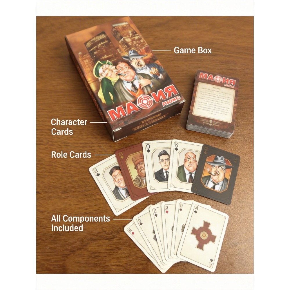 เกมปาร์ตี้มาเฟีย - ฉบับภาษารัส - Party Games Mafia บทวิจารณ์และราคา