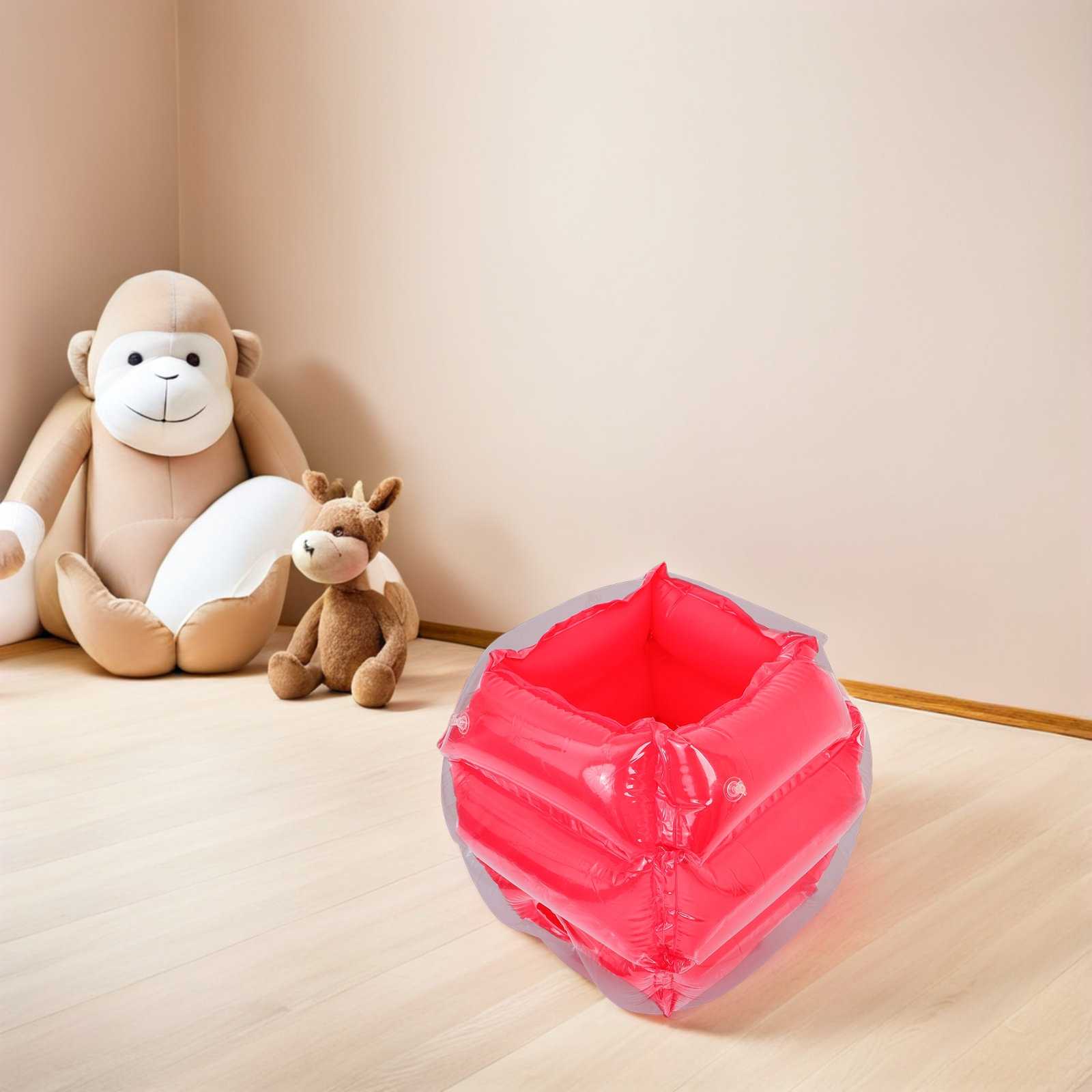 ลูกบอลกันกระแทกพีวีซีสีแดงแบบเ - Party Games Physical บทวิจารณ์และราคา