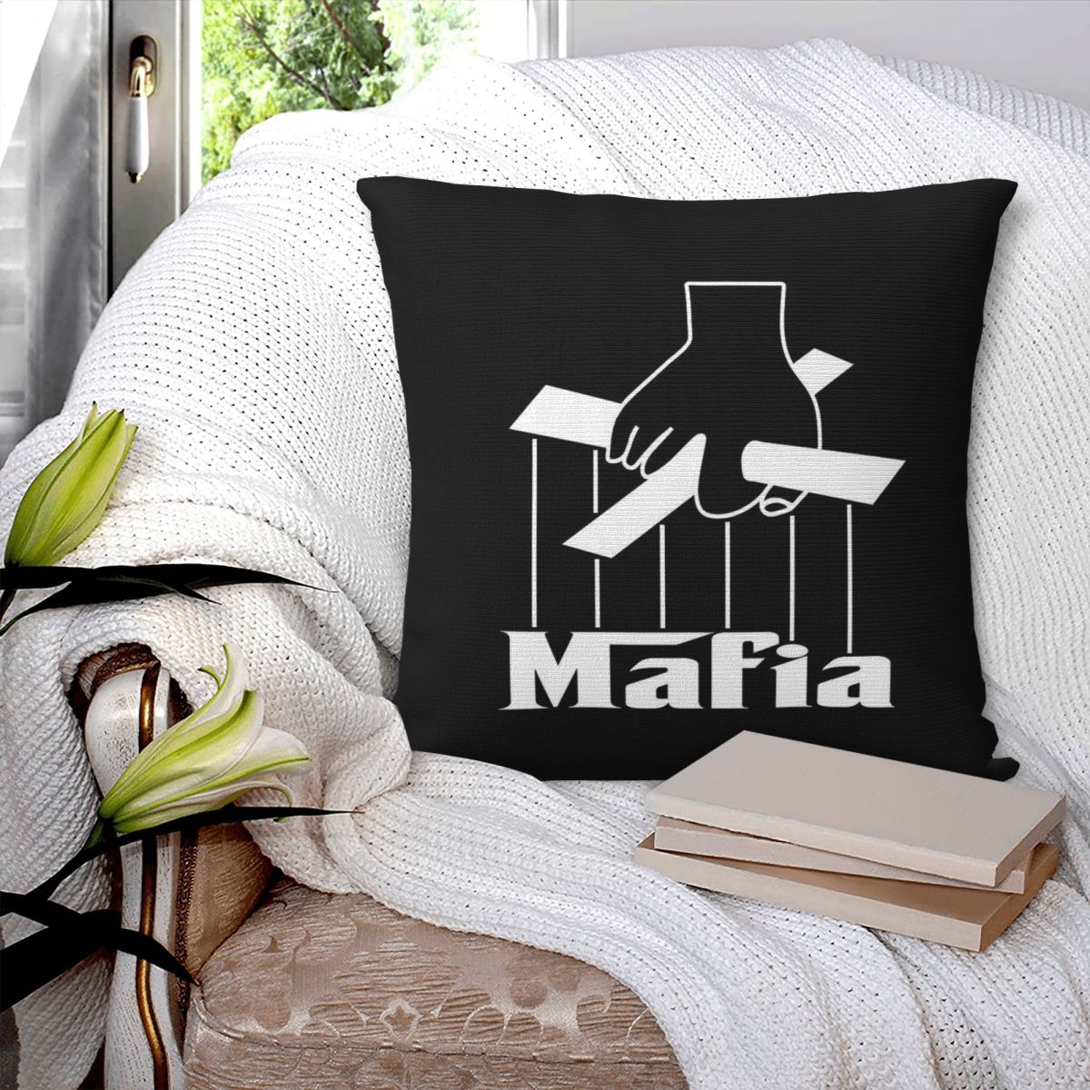 Mafia Party Game Square Pillow - Party Games Mafia บทวิจารณ์และราคา