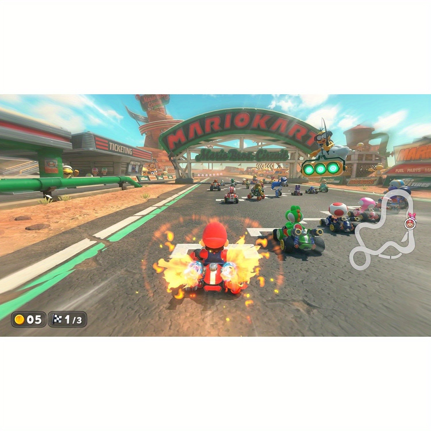 การ์ดวิดีโอเกม Mario Kart Worl - Party Games Physical บทวิจารณ์และราคา