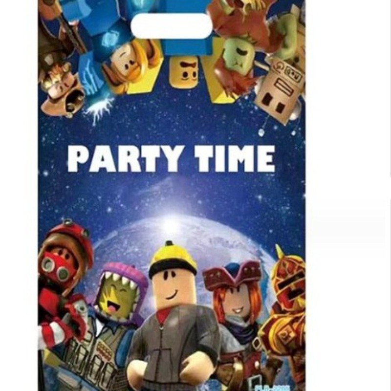 กระเป๋าผ้าลายการ์ตูนธีมเกม Rob - Party Games In Roblox บทวิจารณ์และราคา